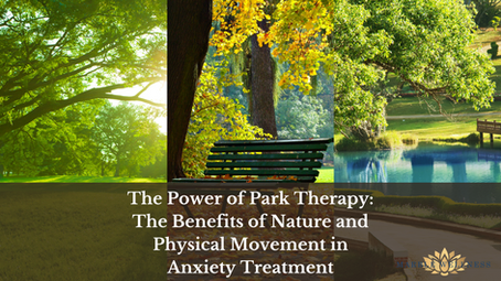 The Power of Park Therapy: The Benefits of Nature and Physical Movement in Anxiety Treatment