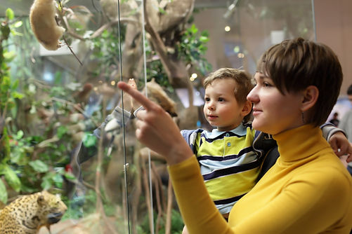 A mom holds her son as they visit the zoo. At Marble Wellness in St. Louis, therapy for moms, therapy for kids, therapy for teens, couples therapy, and therapy for men in St. Louis are all offered.