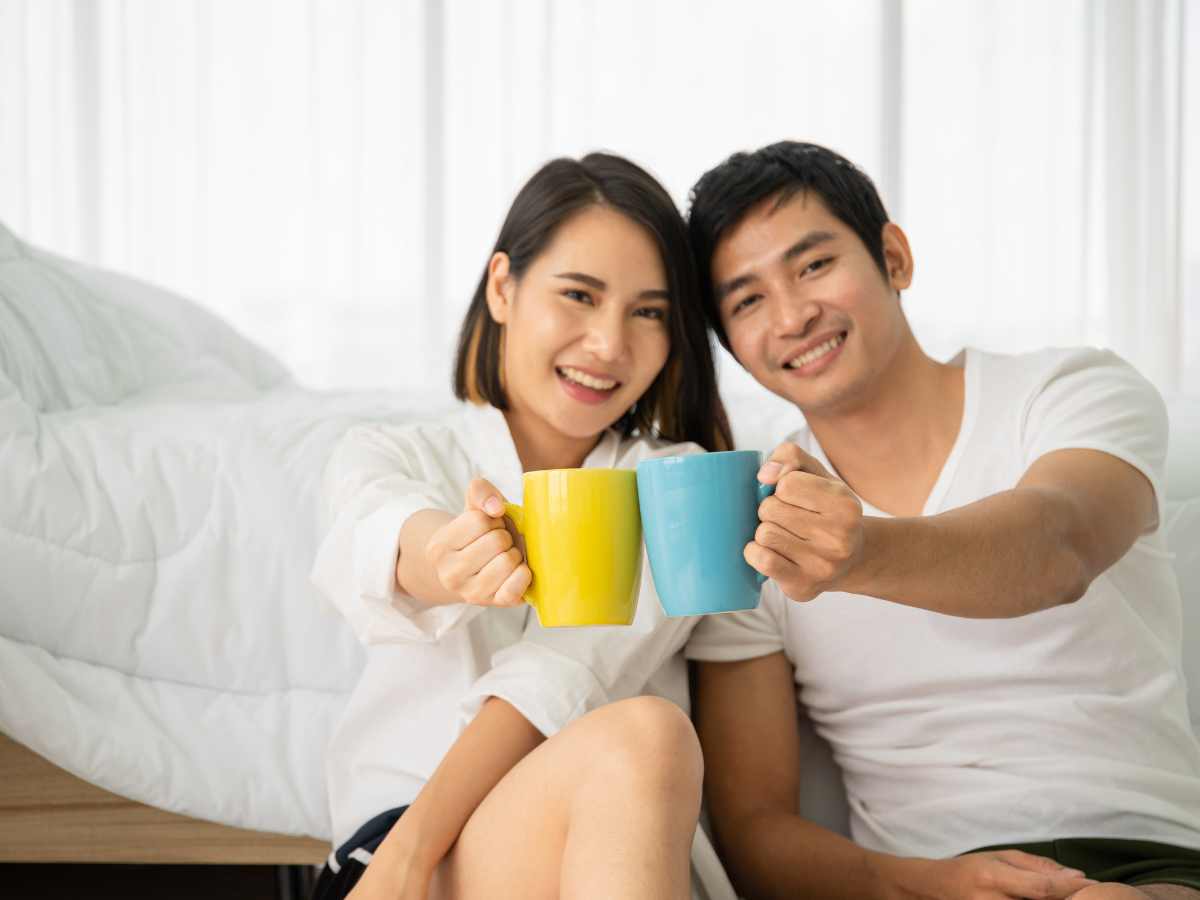 Asian American couple enjoying quality time together after a session with couples therapy in St. Louis, MO. They can become a duo again after couples and marriage therapy in St. Louis, MO. Find your flow with Marble Wellness Counseling in Kirkwood and online therapy in Missouri. We offer many services, but if you're learning to work through a difficult relationship season, try couples counseling in Kirkwood, MO.